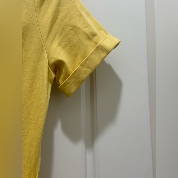 NWT. Sezane. Pippa Short Dress. Yellow. Size Small. - Picture 6 of 11